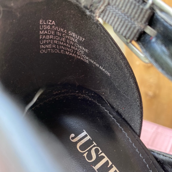 ~ sexy black zippered platform heels ~ - Picture 2 of 3